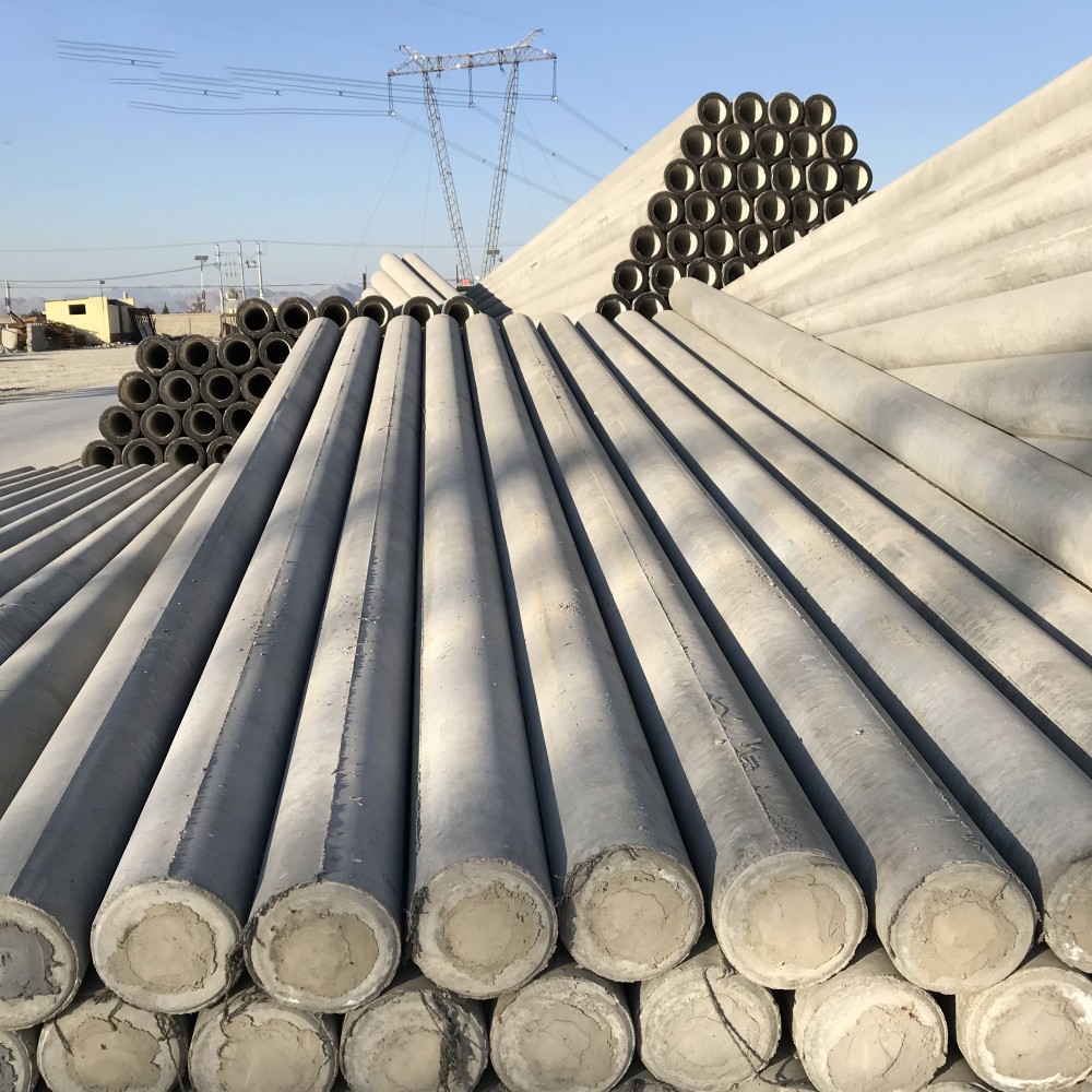 宁夏190×18米非预应力水泥电线杆