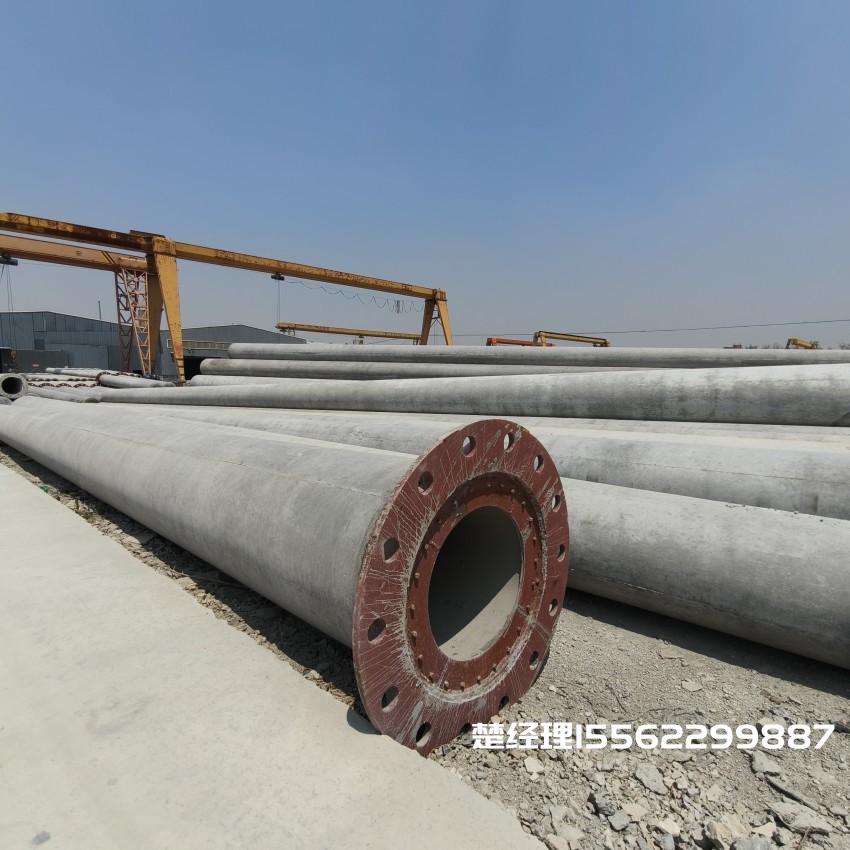 宁夏12米无拉线电杆